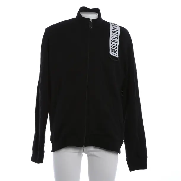 Felpa con cerniera, in Nero, Cotone, Bikkembergs