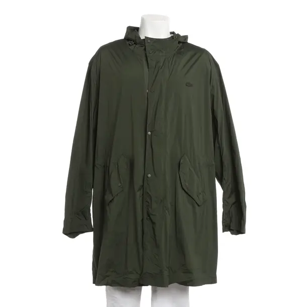 Overcoat, in Dark Green, Polyimide, Lacoste