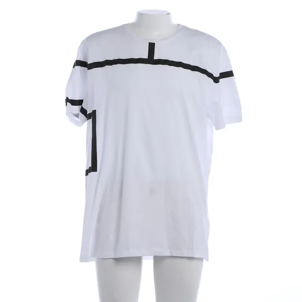 T-Shirt, in Weiß, Baumwolle, Bikkembergs