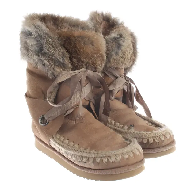 Winter Boots, in Brown, Mou