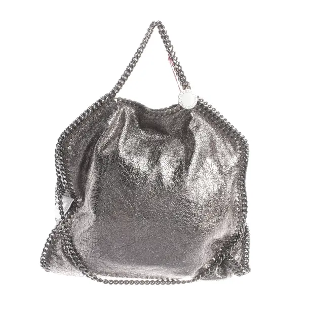 Schultertasche, in Silber, Polyamid, Stella McCartney