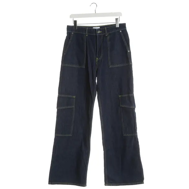 Straight Fit Jeans, in Blue, Cotton, Ganni