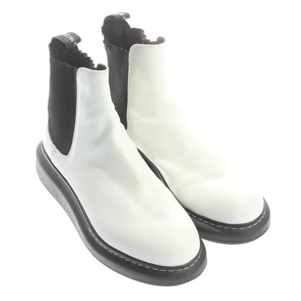 Chelsea Boots, in White, Alexander McQueen