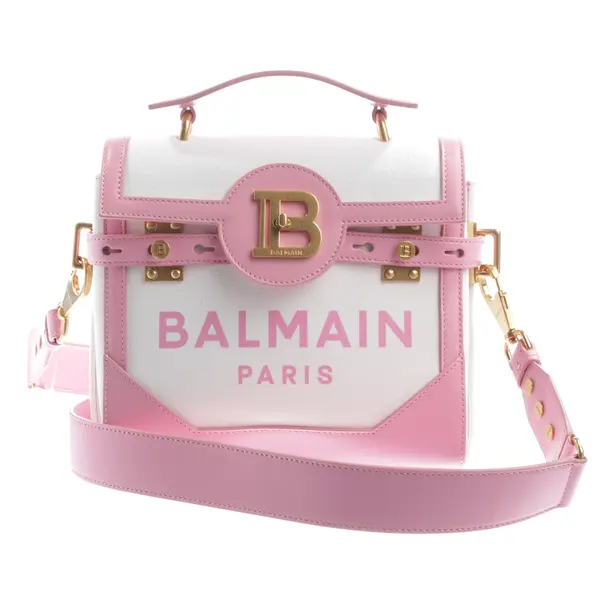 Handtasche, in Cream, Baumwolle, Balmain