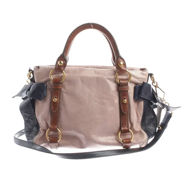 Handbag, in Light Pink, Leather, Miu Miu