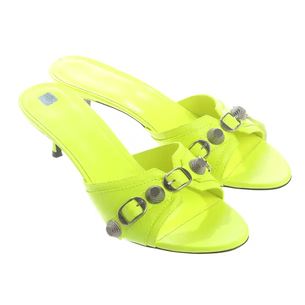 Sandaletten, in Neon Gelb, Balenciaga