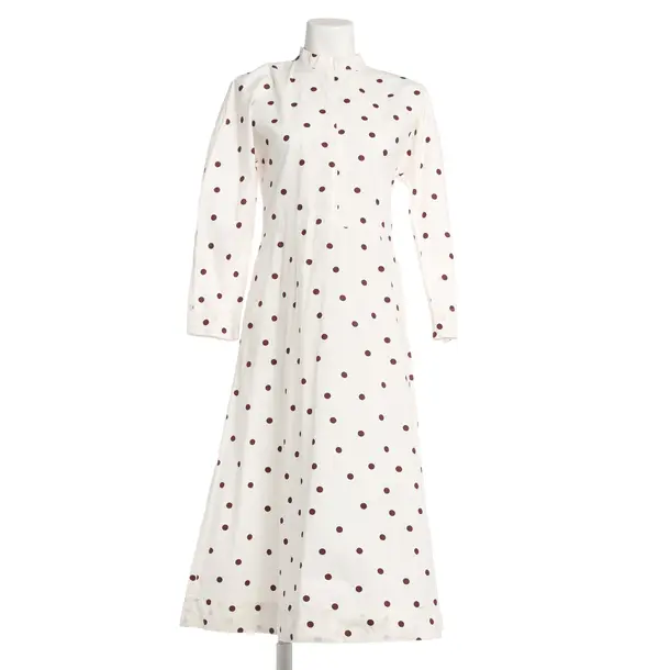 Dress, in White, Cotton, Ganni