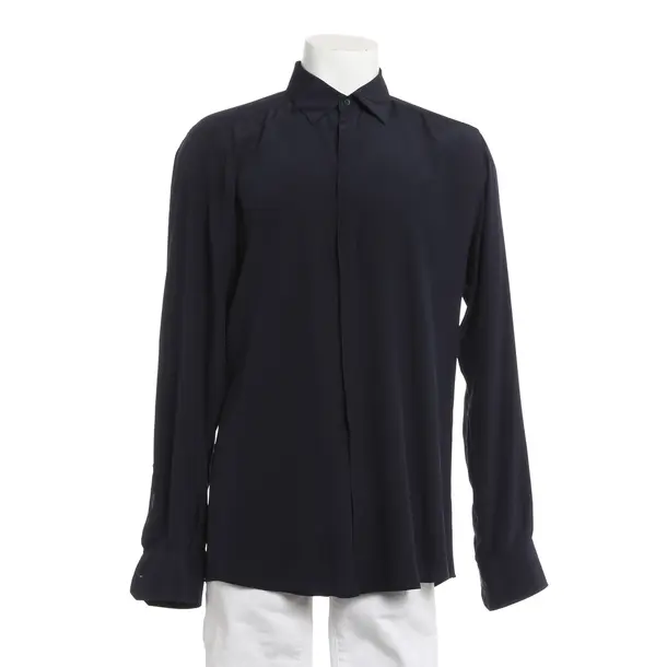 Hemd, in Navy, Seide, Dolce & Gabbana