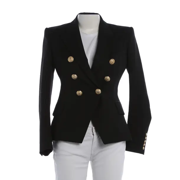 Blazer, in Black, Wool, Balmain