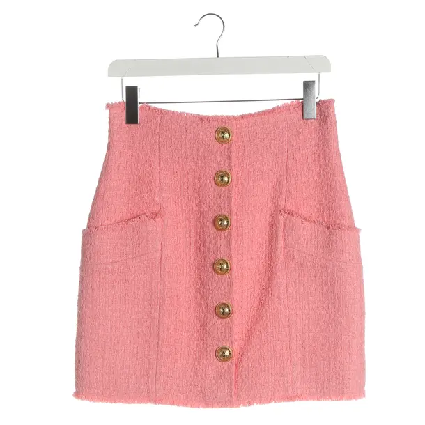 Skirt, in Light Pink, Cotton, Balmain