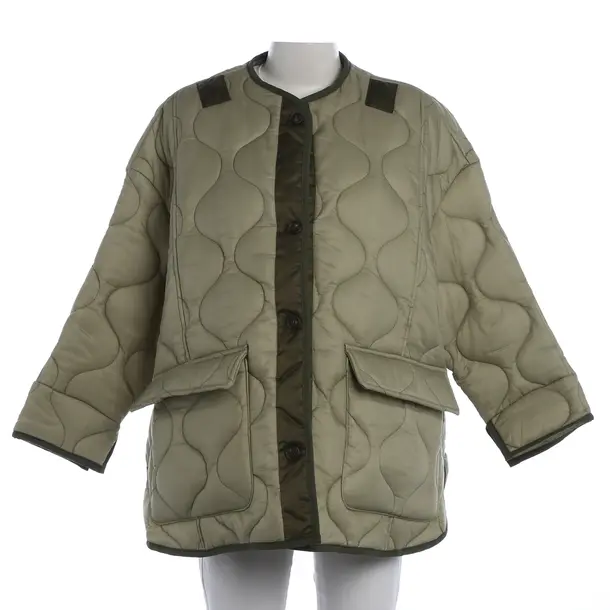 Mid-Season Jacket, in Light Green, Polyester, Frankie Shop