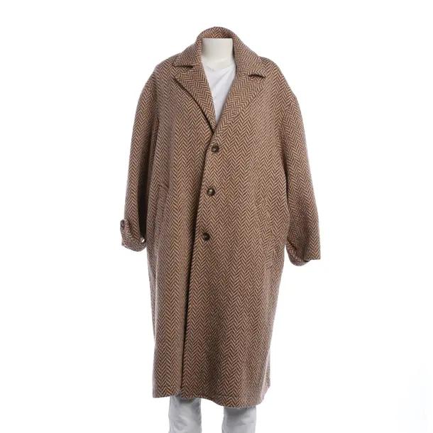Mid-Season Coat, in Light Brown, Wool, Etro