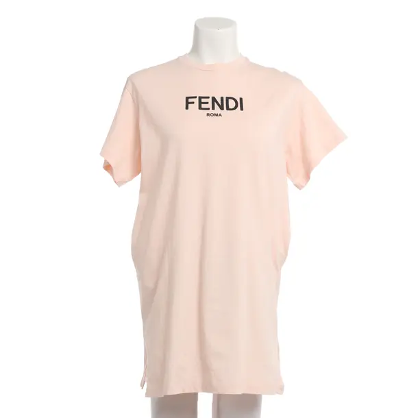 T-Shirt, in Hellrosa, Baumwolle, Fendi