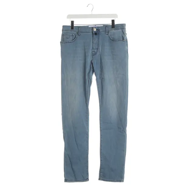 Straight Fit Jeans, in Light Blue, Cotton, Jacob Cohen