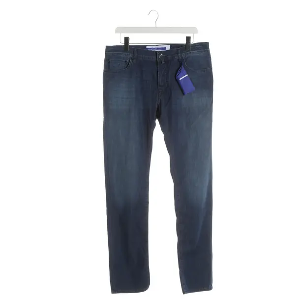 Straight Fit Jeans, in Blue, Cotton, Jacob Cohen