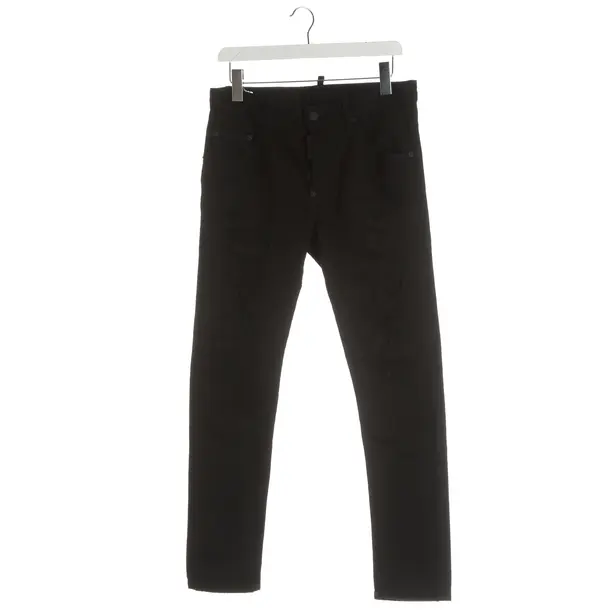Slim Fit Jeans, in Black, Cotton, Dsquared