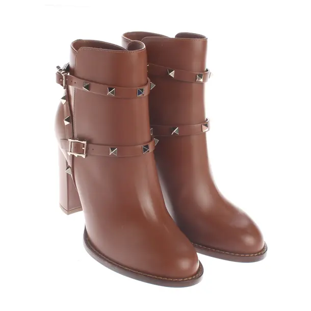 Ankle Boots, in Light Brown, Valentino