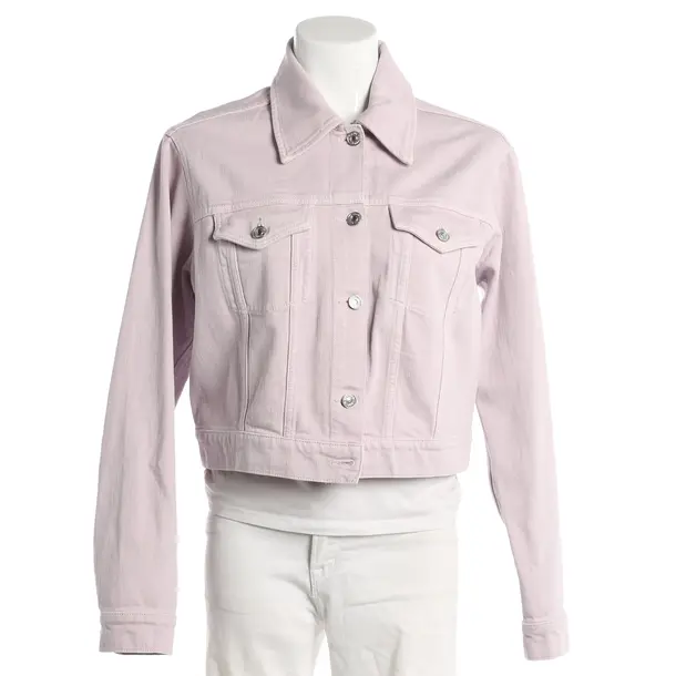 Denim Jacket, in Light Pink, Cotton, 7 for all mankind