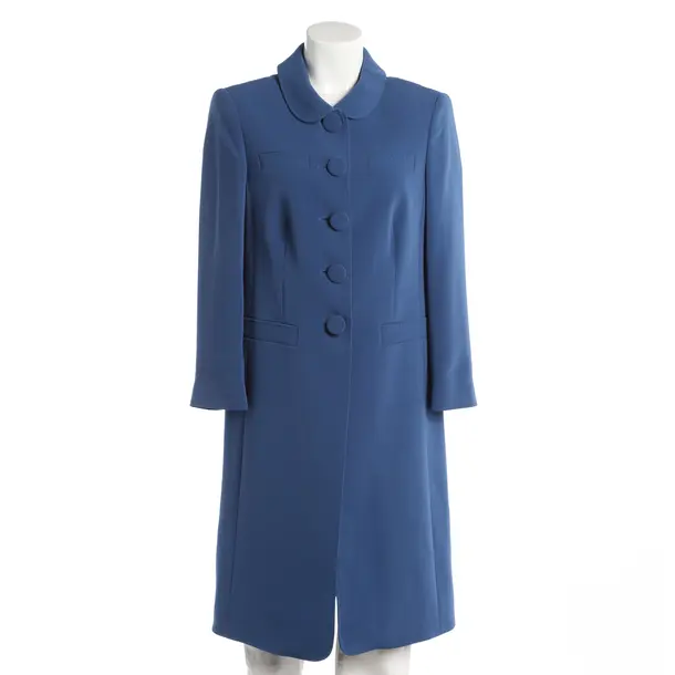 Mid-Season Coat, in Blue, Triacetate, Maison Common
