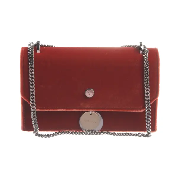 Evening Bag, in Dark Orange, Velvet, Jimmy Choo