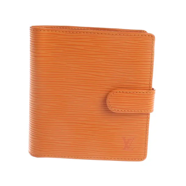 Geldbörse, in Dunkelorange, Leder, Louis Vuitton