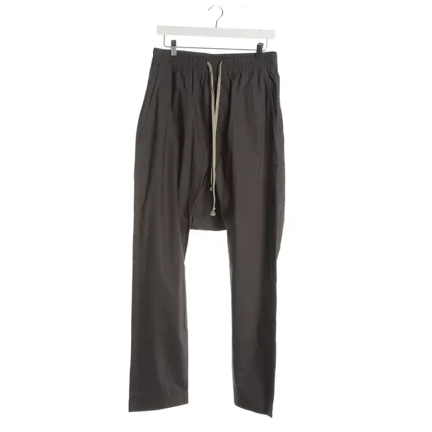 Pants, in Gray, Cotton, Rick Owens