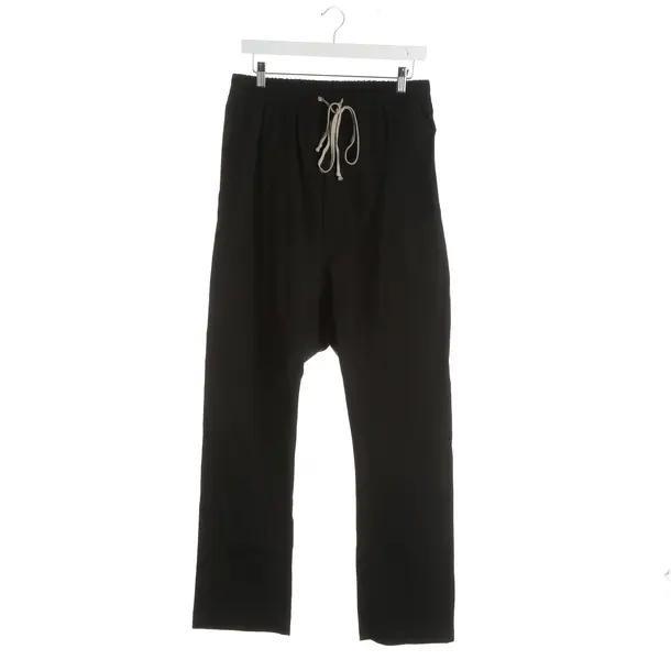 Pants, in Black, Cotton, Rick Owens