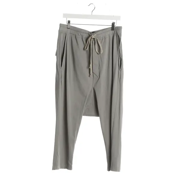 Pants, in Gray, Cotton, Rick Owens