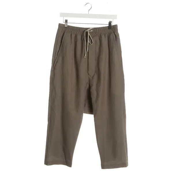 Pants, in Gray, Wool, Rick Owens