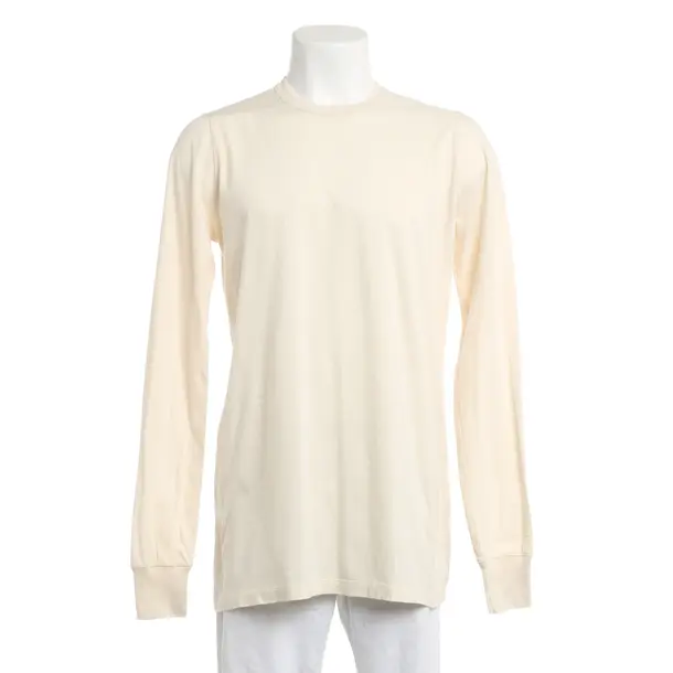 Long Sleeve Shirt, in Beige, Cotton, Rick Owens