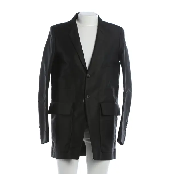 Overcoat, in Black, Polyimide, Rick Owens