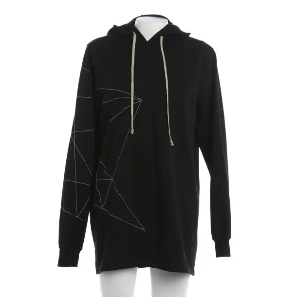 Hoodie, in Black, Cotton, Rick Owens