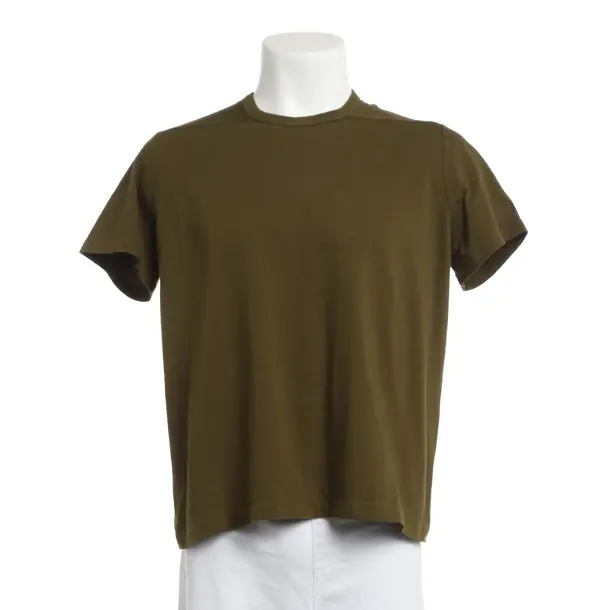 T-Shirt, in Olive Green, Cotton, Rick Owens