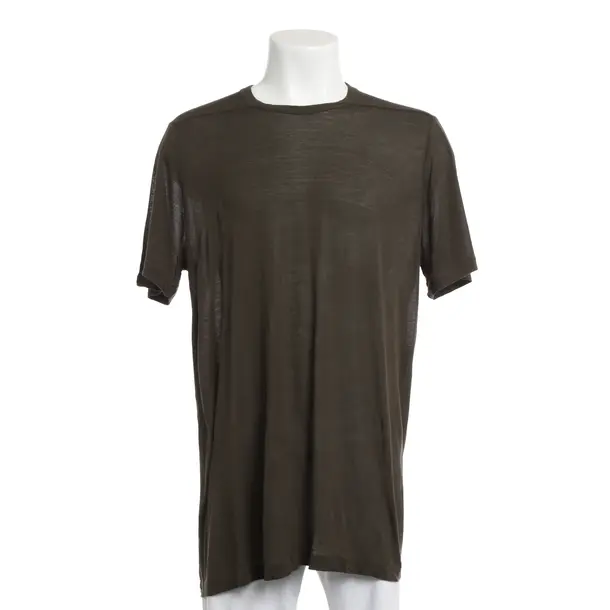 T-Shirt, in Brown, Viscose, Rick Owens