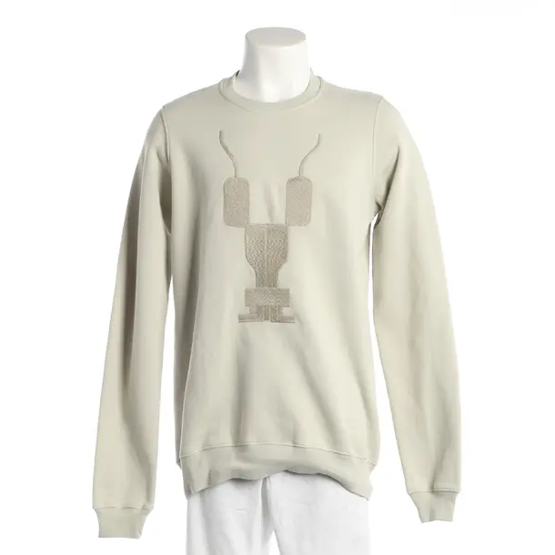 Sweatshirt, in Hellgrün, Baumwolle, Rick Owens