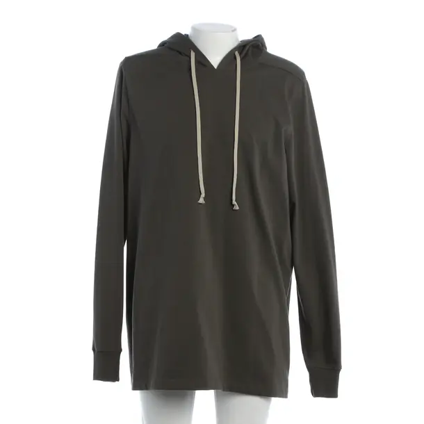 Hoodie, in Dark Gray, Cotton, Rick Owens