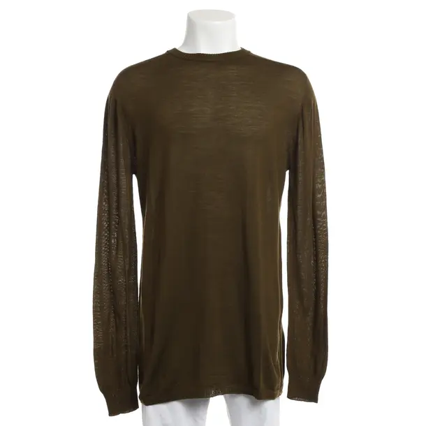 Jumper, in Olive Green, Wool, Rick Owens