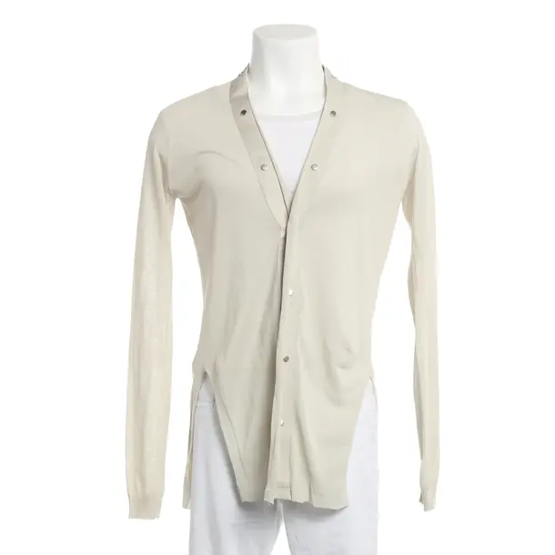 Strickjacke, in Beige, Baumwolle, Rick Owens
