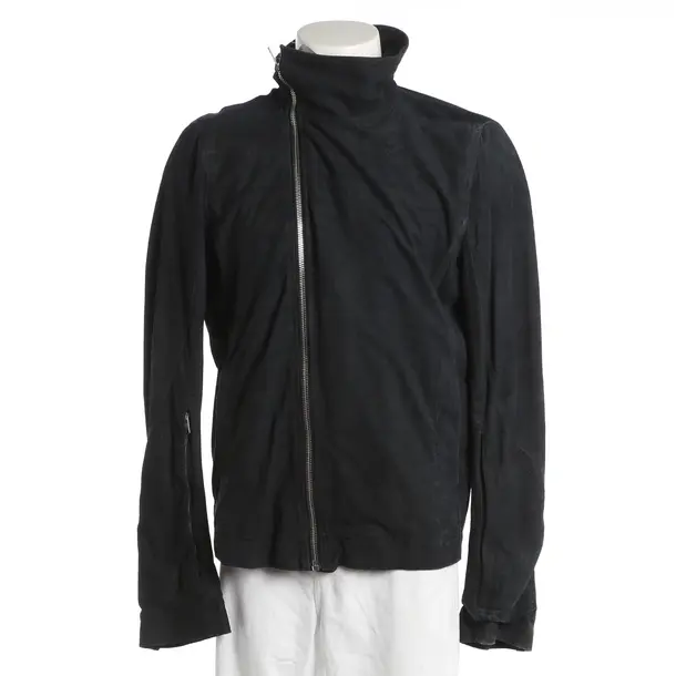 Leather Jacket, in Navy, Leather, Rick Owens