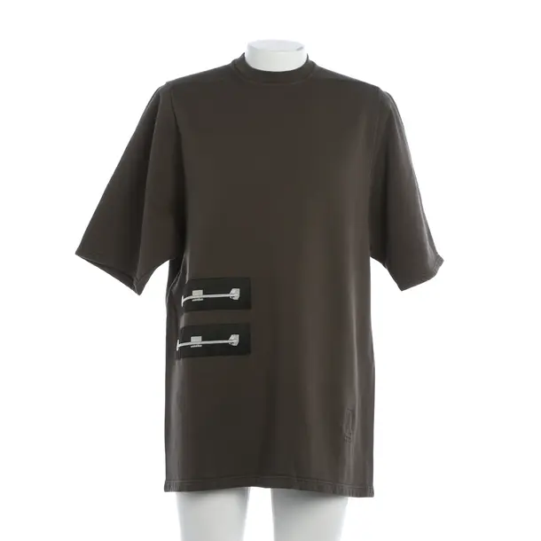 Felpa, in Marrone scuro, Cotone, Rick Owens
