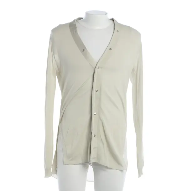 Cardigan, in Beige, Cotone, Rick Owens