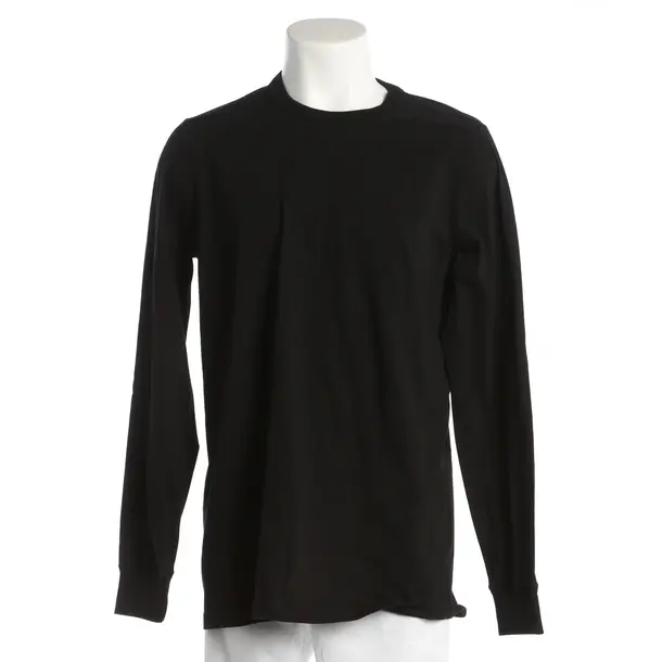 Long Sleeve Shirt, in Black, Cotton, Rick Owens