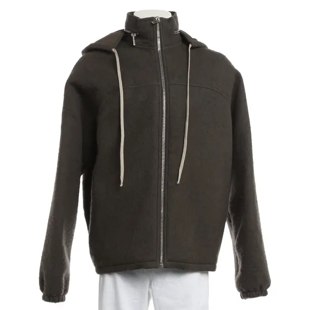 Giacca mezza stagione, in Grigio scuro, Lana, Rick Owens