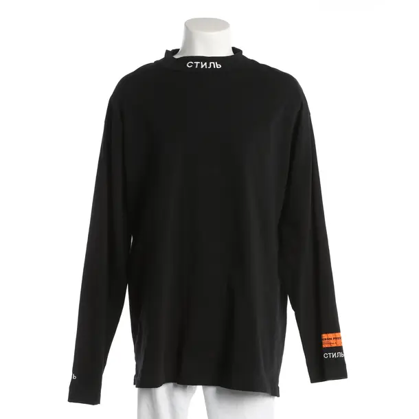 Felpa, in Nero, Cotone, Heron Preston