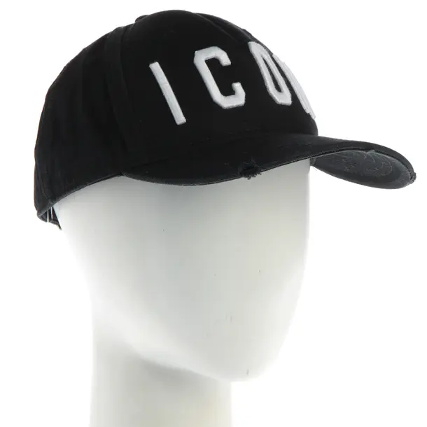 Cap, in Black, Cotton, Dsquared