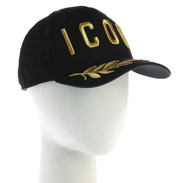 Cap, in Black, Cotton, Dsquared