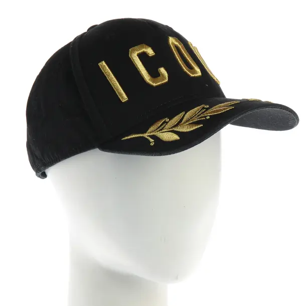 Cap, in Black, Cotton, Dsquared