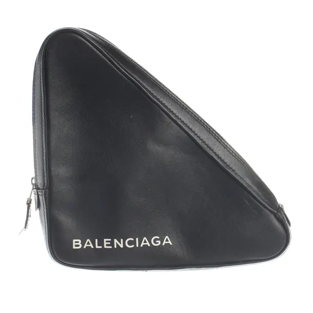 Kosmetiktasche, in Schwarz, Leder, Balenciaga