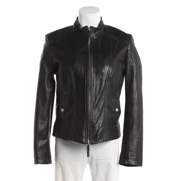 LeatherJacket, in Black, Leather, Hugo Boss Orange