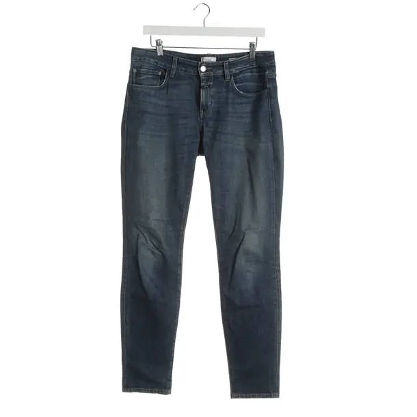 Jeans skinny, in Blu, Cotone, Chiuso